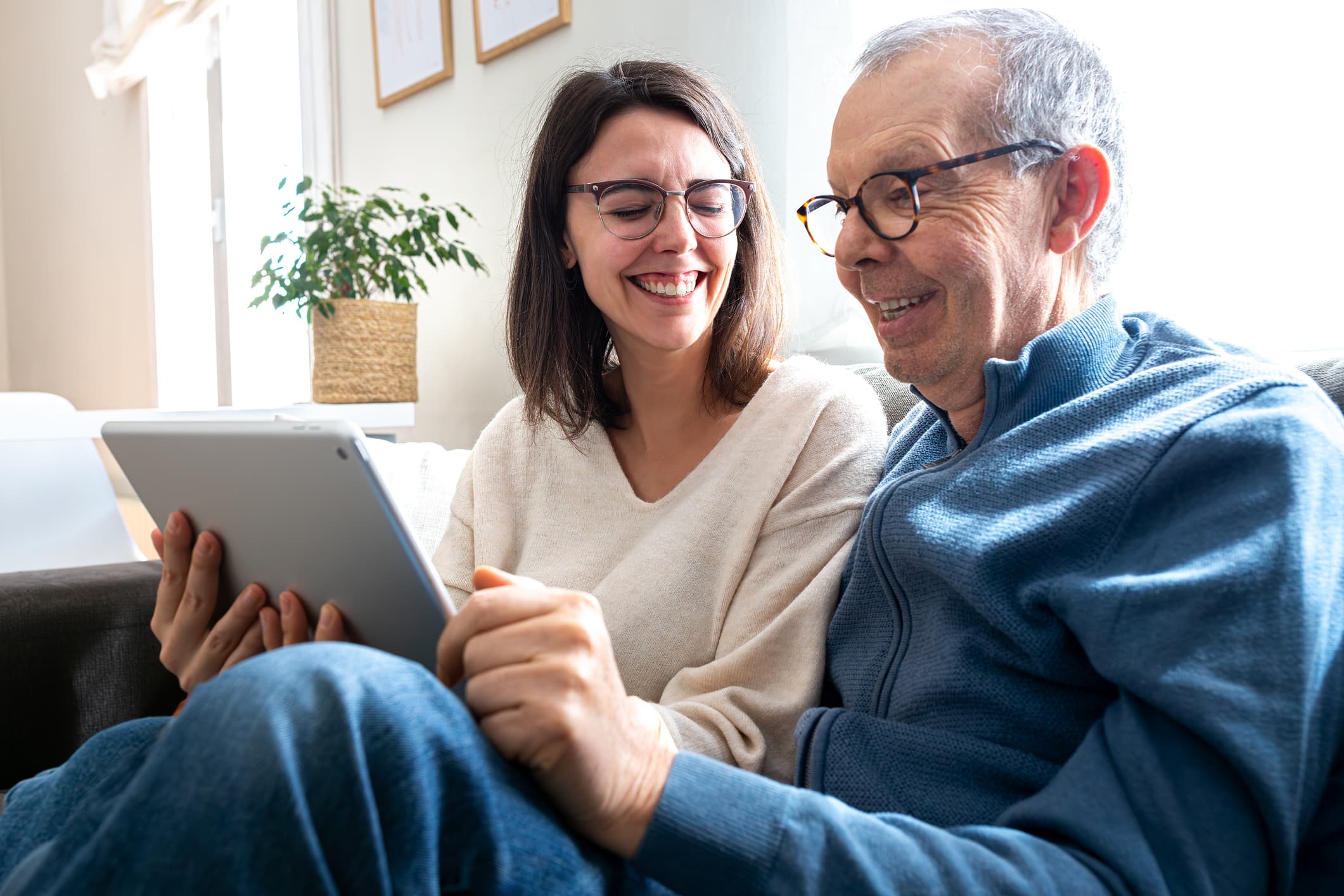 Elderly person receiving care in Boise