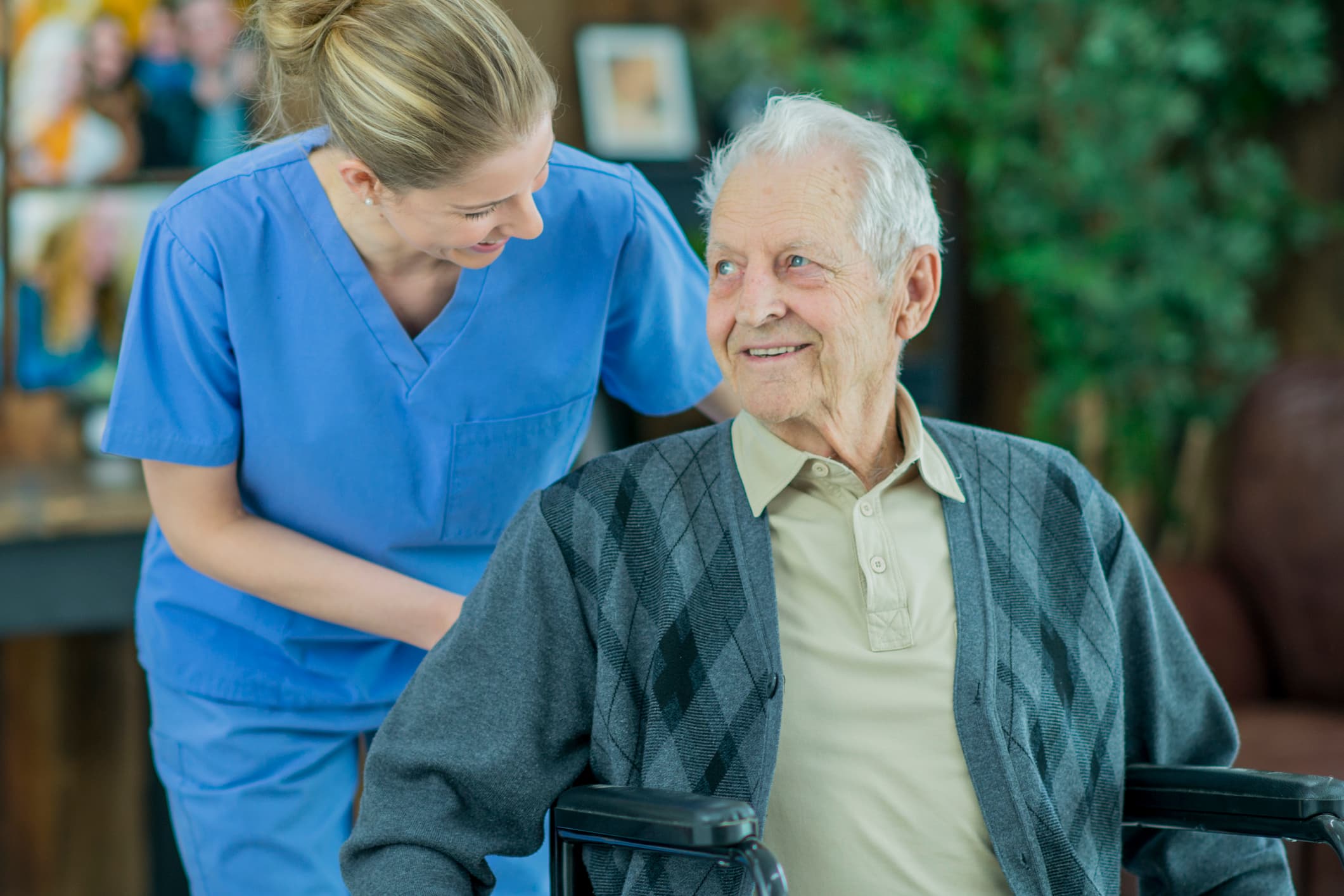Elderly person receiving care in Phoenix